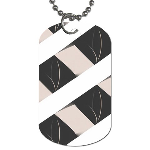 A Minimalist Pattern With Simple Lines And Shapes, Creating A Clean And Modern Aesthetic 07 Dog Tag (One Side) from ArtsNow.com Front