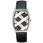 A Minimalist Pattern With Simple Lines And Shapes, Creating A Clean And Modern Aesthetic 07 Barrel Style Metal Watch