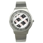 A Minimalist Pattern With Simple Lines And Shapes, Creating A Clean And Modern Aesthetic 07 Stainless Steel Watch