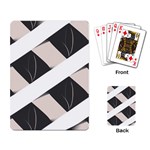 A Minimalist Pattern With Simple Lines And Shapes, Creating A Clean And Modern Aesthetic 07 Playing Cards Single Design (Rectangle)