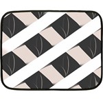 A Minimalist Pattern With Simple Lines And Shapes, Creating A Clean And Modern Aesthetic 07 Fleece Blanket (Mini)