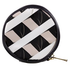 A Minimalist Pattern With Simple Lines And Shapes, Creating A Clean And Modern Aesthetic 07 Mini Makeup Bag from ArtsNow.com Front