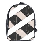 A Minimalist Pattern With Simple Lines And Shapes, Creating A Clean And Modern Aesthetic 07 School Bag (Large)