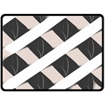 A Minimalist Pattern With Simple Lines And Shapes, Creating A Clean And Modern Aesthetic 07 Fleece Blanket (Large)