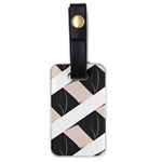 A Minimalist Pattern With Simple Lines And Shapes, Creating A Clean And Modern Aesthetic 07 Luggage Tag (one side)