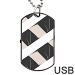 A Minimalist Pattern With Simple Lines And Shapes, Creating A Clean And Modern Aesthetic 07 Dog Tag USB Flash (One Side)