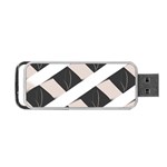 A Minimalist Pattern With Simple Lines And Shapes, Creating A Clean And Modern Aesthetic 07 Portable USB Flash (One Side)