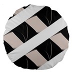 A Minimalist Pattern With Simple Lines And Shapes, Creating A Clean And Modern Aesthetic 07 Large 18  Premium Round Cushions