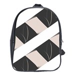 A Minimalist Pattern With Simple Lines And Shapes, Creating A Clean And Modern Aesthetic 07 School Bag (XL)