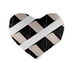 A Minimalist Pattern With Simple Lines And Shapes, Creating A Clean And Modern Aesthetic 07 Standard 16  Premium Heart Shape Cushions