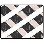 A Minimalist Pattern With Simple Lines And Shapes, Creating A Clean And Modern Aesthetic 07 Two Sides Fleece Blanket (Medium)