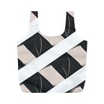 A Minimalist Pattern With Simple Lines And Shapes, Creating A Clean And Modern Aesthetic 07 Full Print Recycle Bag (M)