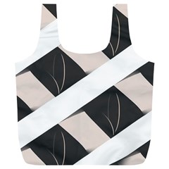 A Minimalist Pattern With Simple Lines And Shapes, Creating A Clean And Modern Aesthetic 07 Full Print Recycle Bag (XL) from ArtsNow.com Front