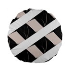 A Minimalist Pattern With Simple Lines And Shapes, Creating A Clean And Modern Aesthetic 07 Standard 15  Premium Flano Round Cushions