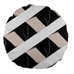 A Minimalist Pattern With Simple Lines And Shapes, Creating A Clean And Modern Aesthetic 07 Large 18  Premium Flano Round Cushions