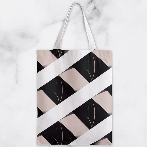 A Minimalist Pattern With Simple Lines And Shapes, Creating A Clean And Modern Aesthetic 07 Zipper Classic Tote Bag from ArtsNow.com Front