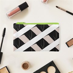 A Minimalist Pattern With Simple Lines And Shapes, Creating A Clean And Modern Aesthetic 07 Cosmetic Bag (XS) from ArtsNow.com Front