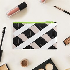 A Minimalist Pattern With Simple Lines And Shapes, Creating A Clean And Modern Aesthetic 07 Cosmetic Bag (XS) from ArtsNow.com Back