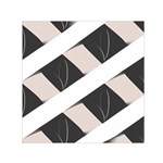 A Minimalist Pattern With Simple Lines And Shapes, Creating A Clean And Modern Aesthetic 07 Square Satin Scarf (30  x 30 )