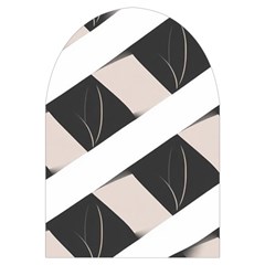 A Minimalist Pattern With Simple Lines And Shapes, Creating A Clean And Modern Aesthetic 07 Microwave Oven Glove from ArtsNow.com Front