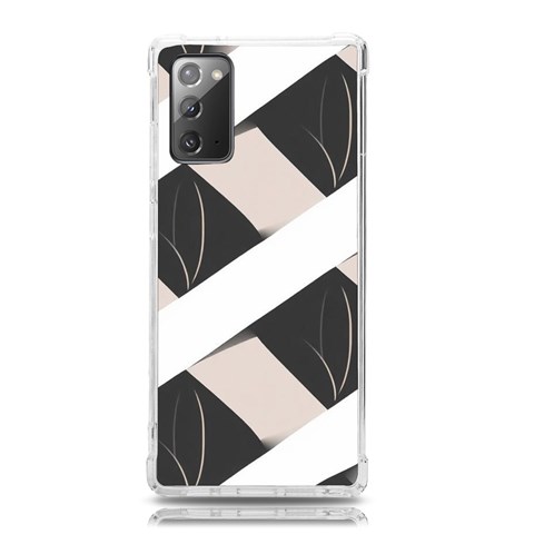 A Minimalist Pattern With Simple Lines And Shapes, Creating A Clean And Modern Aesthetic 07 Samsung Galaxy Note 20 TPU UV Case from ArtsNow.com Front