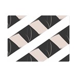 A Minimalist Pattern With Simple Lines And Shapes, Creating A Clean And Modern Aesthetic 07 Premium Plush Fleece Blanket (Mini)