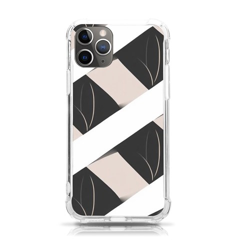 A Minimalist Pattern With Simple Lines And Shapes, Creating A Clean And Modern Aesthetic 07 iPhone 11 Pro 5.8 Inch TPU UV Print Case from ArtsNow.com Front