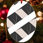 A Minimalist Pattern With Simple Lines And Shapes, Creating A Clean And Modern Aesthetic 07 UV Print Acrylic Ornament Oval