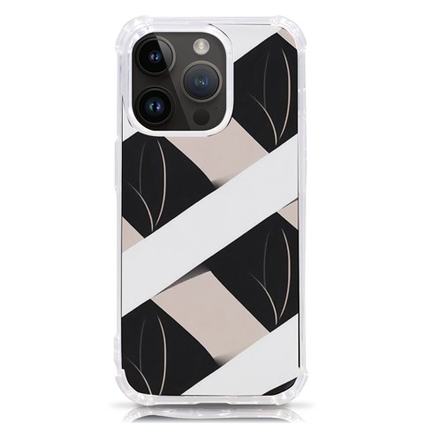 A Minimalist Pattern With Simple Lines And Shapes, Creating A Clean And Modern Aesthetic 07 iPhone 14 Pro TPU UV Print Case from ArtsNow.com Front