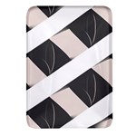 A Minimalist Pattern With Simple Lines And Shapes, Creating A Clean And Modern Aesthetic 07 Rectangular Glass Fridge Magnet (4 pack)