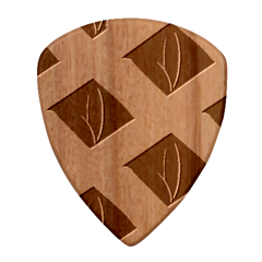 A Minimalist Pattern With Simple Lines And Shapes, Creating A Clean And Modern Aesthetic 07 Wood Guitar Pick (Set of 10) from ArtsNow.com Front