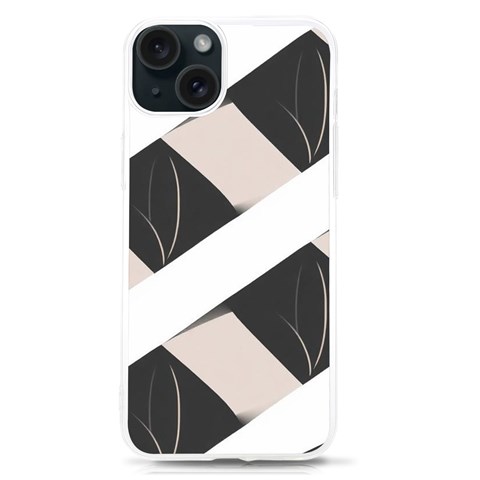 A Minimalist Pattern With Simple Lines And Shapes, Creating A Clean And Modern Aesthetic 07 iPhone 15 TPU UV Print Case from ArtsNow.com Front