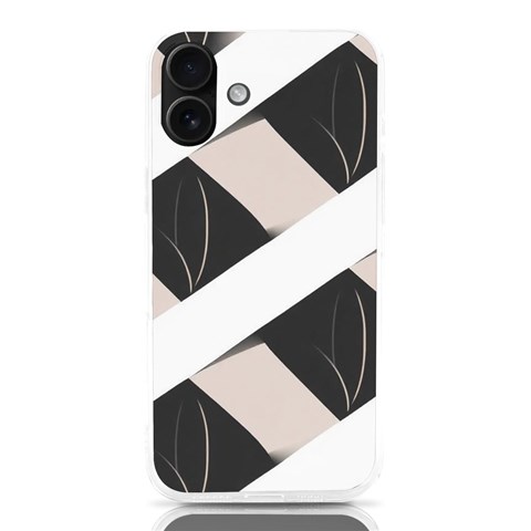 A Minimalist Pattern With Simple Lines And Shapes, Creating A Clean And Modern Aesthetic 07 iPhone 16 Plus TPU UV Print Case from ArtsNow.com Front