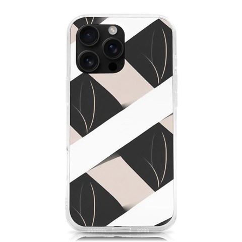 A Minimalist Pattern With Simple Lines And Shapes, Creating A Clean And Modern Aesthetic 07 iPhone 16 Pro Max TPU UV Print Case from ArtsNow.com Front