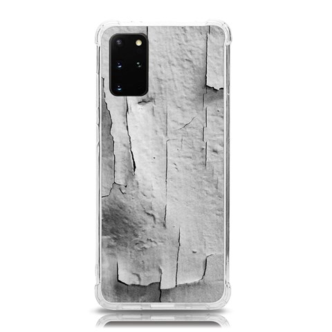 Wall With Cracked White Paint Texture Samsung Galaxy S20 Plus 6.7 Inch TPU UV Case from ArtsNow.com Front