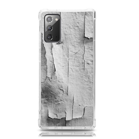 Wall With Cracked White Paint Texture Samsung Galaxy Note 20 TPU UV Case from ArtsNow.com Front