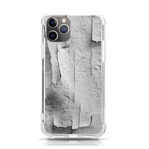 Wall With Cracked White Paint Texture iPhone 11 Pro 5.8 Inch TPU UV Print Case from ArtsNow.com Front