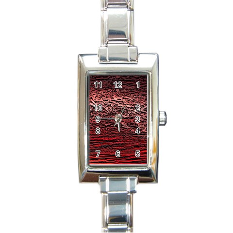 River Roots Rectangle Italian Charm Watch from ArtsNow.com Front