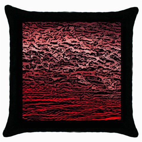 River Roots Throw Pillow Case (Black) from ArtsNow.com Front