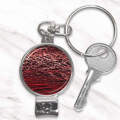 River Roots Nail Clippers Key Chain from ArtsNow.com Front