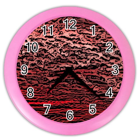 River Roots Color Wall Clock from ArtsNow.com Front