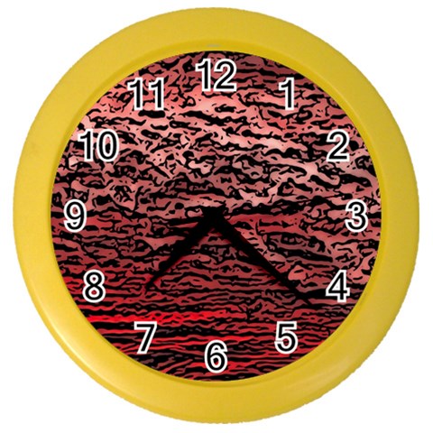 River Roots Color Wall Clock from ArtsNow.com Front