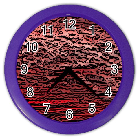 River Roots Color Wall Clock from ArtsNow.com Front