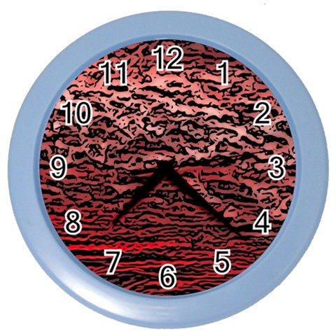 River Roots Color Wall Clock from ArtsNow.com Front