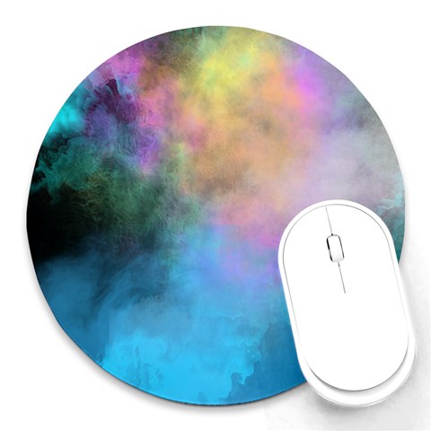 Smokescreen Round Mousepad from ArtsNow.com Front