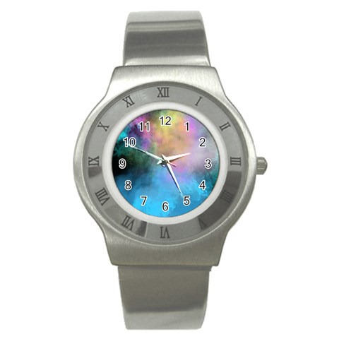 Smokescreen Stainless Steel Watch from ArtsNow.com Front