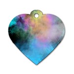 Smokescreen Dog Tag Heart (Two Sides)