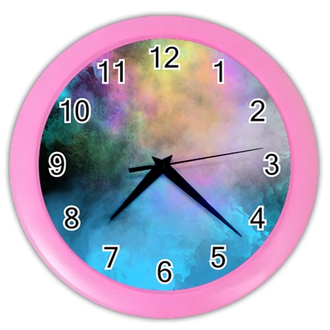 Smokescreen Color Wall Clock from ArtsNow.com Front