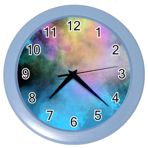 Smokescreen Color Wall Clock from ArtsNow.com Front