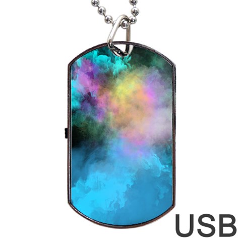 Smokescreen Dog Tag USB Flash (Two Sides) from ArtsNow.com Front